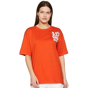 t2f women39s cotton oversized fit t-shirt pack of 3