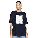 T2F Women's Cotton Oversized Fit T-Shirt (Pack of 3)