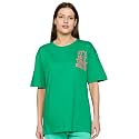 T2F Women's Cotton Oversized Fit T-Shirt (Pack of 3)