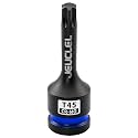 T45 Torx Bit Socket, 1/2" Drive Torx Star 6 Point Impact Bit Socket
