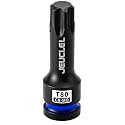 T80 Torx Bit Socket, 1/2" Drive Torx Star 6 Point Impact Bit Socket