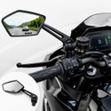 TA Manual Blind Spot Mirror, Driver Side, Dual Mirror, Rear View Mirror For Universal For Bike, TVS, Honda, Hero, Bajaj Universal For Bike (Left, Right)