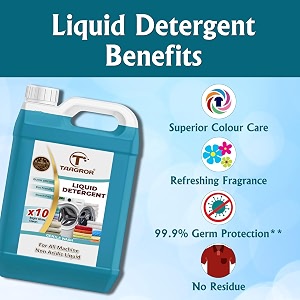 liquid detergent  quick drying bleach-free bright white clean for front amp top load washing machines  5 litre pack multi-fragrance-1