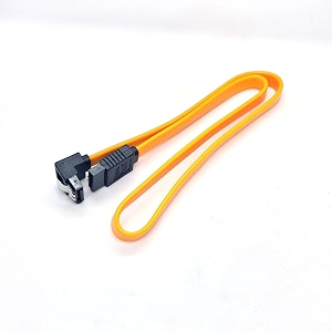 taapsee sata data cable 90 degree right angle sata iii 60 gbps cable black with locking latch 16 inches sata cable pack for hdd ssd cd and dvd drives 1 piece