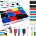 TAARAMA 560pcs Heat Shrink Tubing Kit - 2:1 Polyolefin Heat Shrink Tube with Storage Box Wire Cable Sleeving Wrap for Electrical Insulation, Charger Repair, DIY Use Wire Connector (Multicolor, Pack of 1)