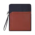 Tab-Pro Tablet Sleeve Bag Water-Resistant Case Cover Fits Upto 11.6 inch Tablets for Samsung/Lenovo/Galaxy Tab A9 Plus/S8/S9/Realme Pad/Honor X9/Xiaomi Mi pad 6/Redmi Pad/Oneplus Pad (Black+Brown)
