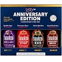 Tabañero 250th Anniversary Mini Hot Sauce Challenge Gift Set – 4 Pack Limited Edition Collection | Sweet &amp; Spicy, Signature Heat, XXX &amp; Dragon's Breath | Made in USA | Vegan &amp; Gluten-Free