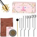 Tuning Forks for Healing Set, 128Hz, 136.1Hz, 256Hz, 384Hz