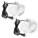 Table Lamp Base, E26/E27 Plug in Lamp Holder with Switch, 2Pcs