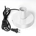 Table Lamp Base, E26/E27 Plug in Lamp Holder with Switch