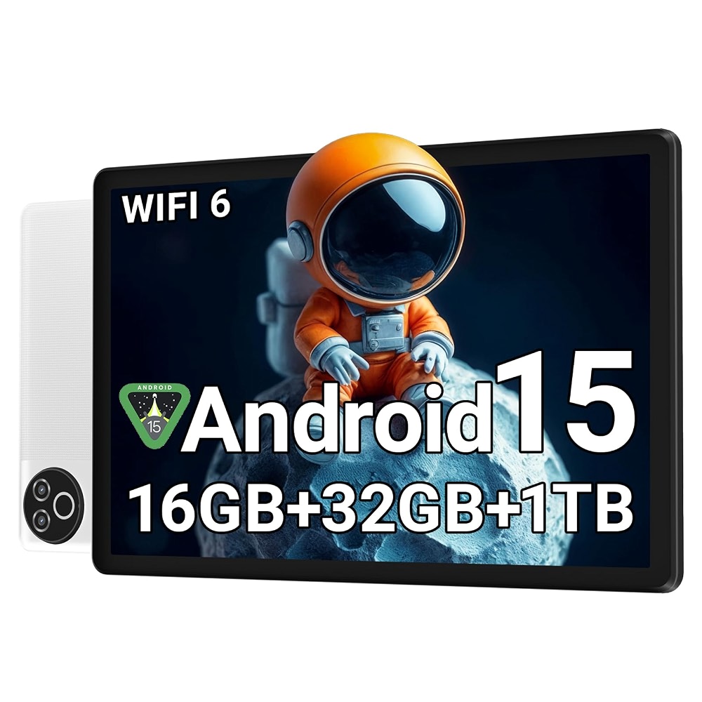 Android 15 Tablet 10 Inch, 20GB RAM 64GB ROM 1TB Expandable, Fast