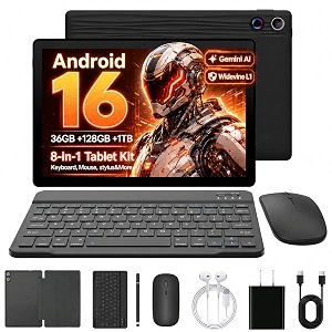 Tablet11 inch Android16 Tablet with Keyboard36GB128GB1TB TF
