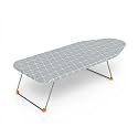 Tabletop Ironing Board with Folding Legs, Small Ironing Board with Thick Cotton Cover, Portable Mini Iron Board for Sewing, Craft Room, Household, Dorm, Table Top, 12x30