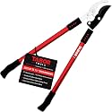 TABOR TOOLS GG11A Bypass Lopper with Compound Action, 30 Inch Tree Trimmer & Branch Cutter, Heavy Duty Tree Pruner with 1 3/4 Inch Cut Capacity, Delivers Clean Cuts with Ease