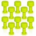 Tabweld Black Plague Gang Green 9mm Hail Tabs Square PDR Hail Dent Tab Pack - 10 Pack Paintless Dent Repair