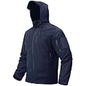 TACVASEN Men's Full Zip Up Fleece Jacket Warm Coats Winter Tactical Hoodie
