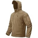 TACVASEN Men's Full Zip Up Fleece Jacket Warm Coats Winter Tactical Hoodie