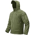 TACVASEN Men's Full Zip Up Fleece Jacket Warm Coats Winter Tactical Hoodie