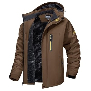 TACVASEN Mens Winter Ski Jacket Waterproof Snow