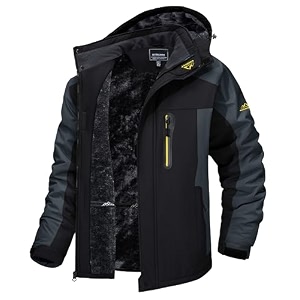 TACVASEN Mens Winter Ski Jacket Waterproof Snow