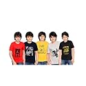 TADEO Combo Half Sleeve Round Neck Cotton Blend T-Shirt for Boy's, Pack of 5 T-Shirts for Kids, Multi-Colored-(HS1236A16P5), 9-10 Year, 32