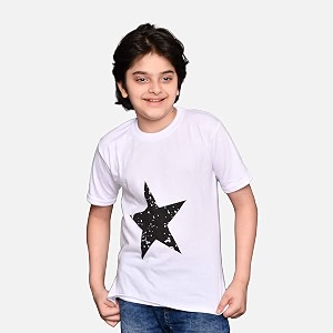 tadeo half and full sleeves boys tshirt combo set  cotton blend  pack of 2 pcs  round neck  dark grey amp white  7-8 years