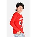 TADEO Full Sleeves Boys Tshirt Combo Set | Cotton Blend | Pack of 3 Pcs | Round Neck | Black, Yellow &amp; Red | 9-10 Years