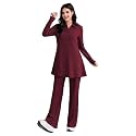 TADKEE Women39s Solid Color Two-Piece Set 