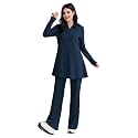 TADKEE Women39s Solid Color Two-Piece Set 