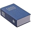 TADU Metal Dictionary Book Safe Vault with Key Lock Hidden Security Locker for Cash Money Jewellery (Multicolor)