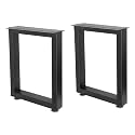 Taelakeni 16 Inch Metal Bench Leg Coffee Table Legs, Set of 2
