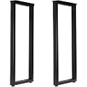 Taelakeni 40 Inch Metal Bar Table Legs, Heavy Duty Industrial Style Dinning Table Leg with Adjustment Feet Pads, Set of 2