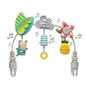 Taf Toys Tropical Baby Stroller Arch Toy, Car Seat Toys, Adjustable Arch Bassinet Toys for Infant Toddler, Hanging Toys for Stimulating Senses &amp; Motor Skills, Fits Cribs, Baby Bouncers 0-18 Months