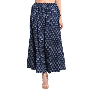 TAG-7 Women Printed Flared Palazzos