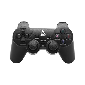 tag gamerz g10 usb gamepad  vibration motor  accurate joysticks  ergonomic design  plug and play high performance gaming controllerremote  12 function keys  supports windowslinuxmac black