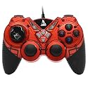 TAG Gamerz G20 USB Gamepad | Vibration Motor | Turbo Mode | Force Function Feedback | Ergonomic Design | Plug And Play High Performance Gaming Controller/Remote | Rubberized | Supports Windows (Red)