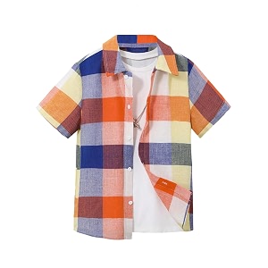 Tagas Boys Shirt Casual Vacation ShirtHalf SleeveShirt