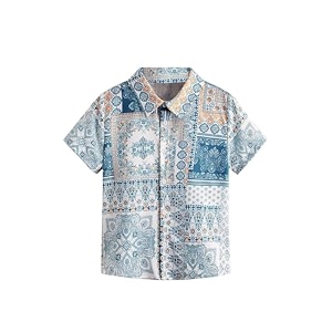 Tagas Boys Shirt Casual Vacation ShirtHalf SleeveShirt