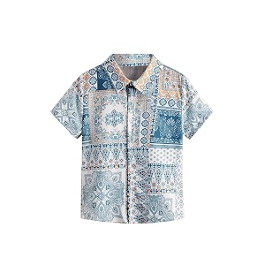 Tagas Boys Shirt Casual Vacation ShirtHalf SleeveShirt