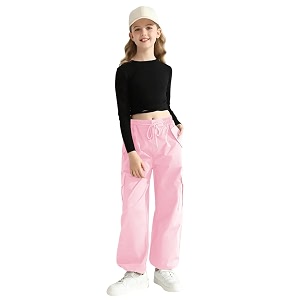 TAGAS Cargo for GirlsJoggers for Girl Cotton