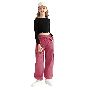 TAGAS Cargo for GirlsJoggers for Girl Cotton