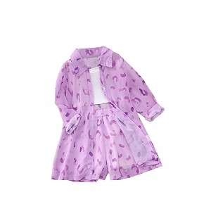 Tagas Girls Casual Simple Style Polyester Solid