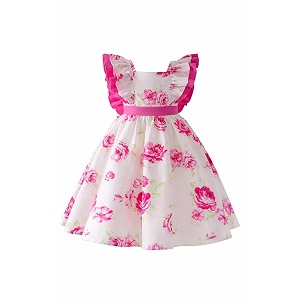 tagas girls dress  premium jimmy choo fabric look  light sky blue layered frock with bow  birthday wedding amp festive dress for kids ages 1 9 years knee length