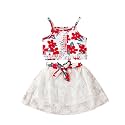 TAGAS Girls Floral Crop Top amp White