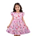 TAGAS Girls Floral Dress Lavender Flower