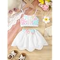 TAGAS Girls Girls Floral Crop Top and