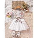 TAGAS Girls TAGAS Girls Floral Crop Top
