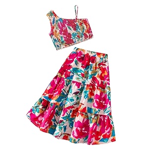 TAGAS Girls Top and Skirt