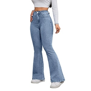 Tagas High Waist Bootcut Fit Denim Jeans