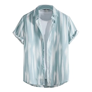 TAGAS Mens Printed Regular Fit Shirt